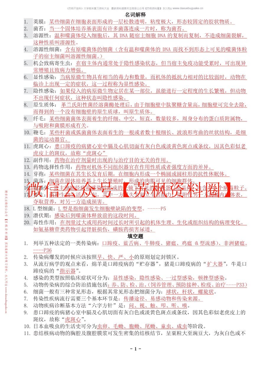 动物医学